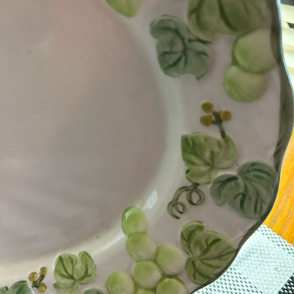 Vintage Poppytrail by Metlox large platter in Grape Arbor pattern. Hard to find! - Picture 3 of 4